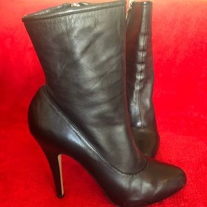 Black High Heeled Boots